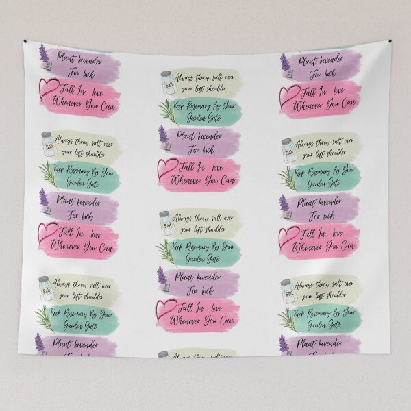 Item preview,   SALT ROSEMARY LAVENDER LOVE/ ROMANTIC/ practical Magic Quote/ inspirational woman's shirt/ love whenever you can/Sally Quote designed and sold by Reddiamond3 ⭐⭐⭐⭐⭐.