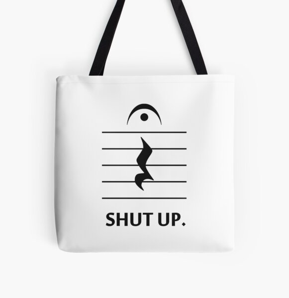 Artikel-Vorschau von Halt die Klappe von Music Notation, designt und verkauft von TheShirtYurt.