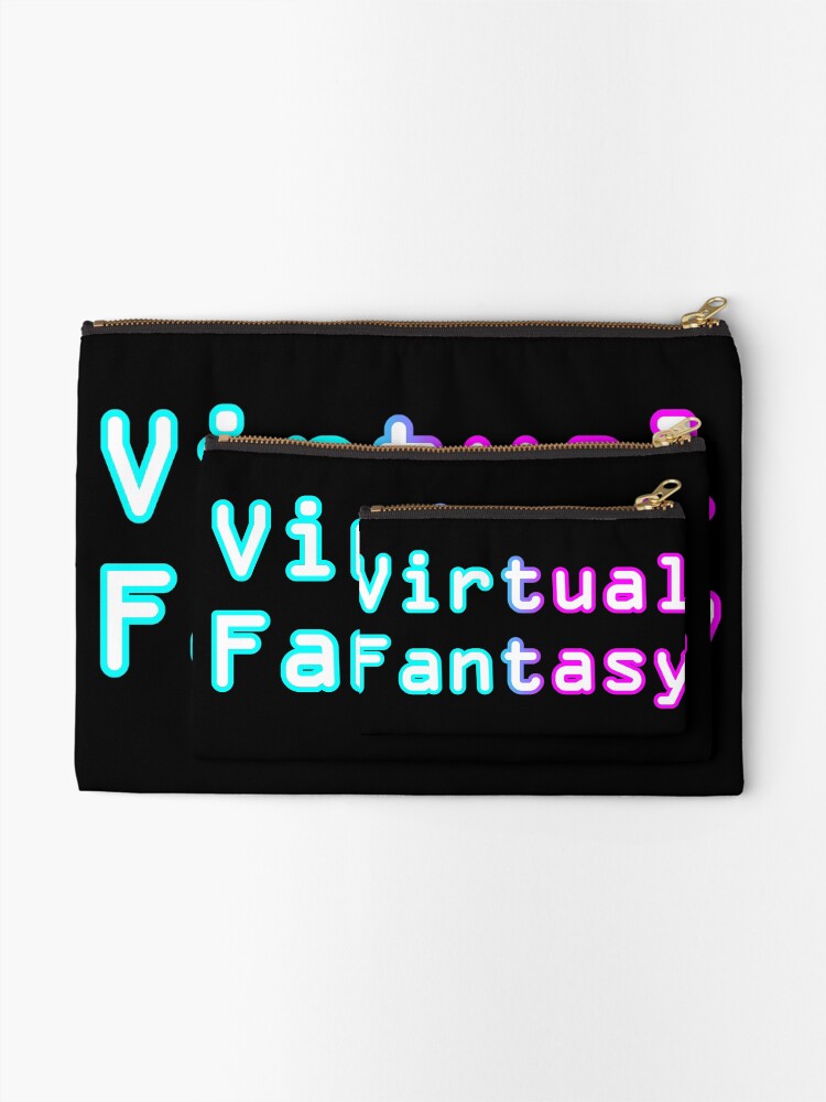 Thumbnail 2 of 4, Zipper Pouch, Virtual Fantasy Colors designed and sold by RiciPaneto.