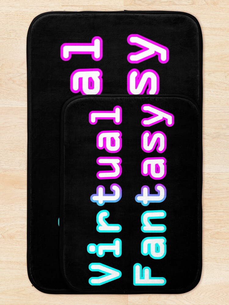 Thumbnail 5 of 6, Bath Mat, Virtual Fantasy Colors designed and sold by RiciPaneto.