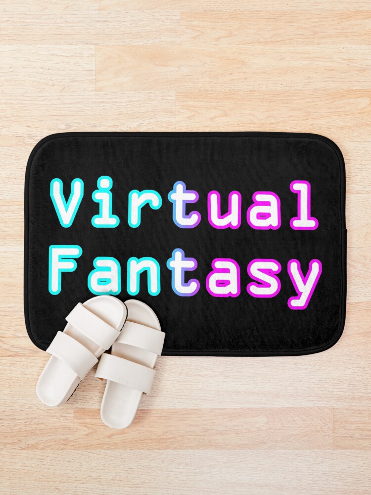 Thumbnail 1 of 6, Bath Mat, Virtual Fantasy Colors designed and sold by RiciPaneto.