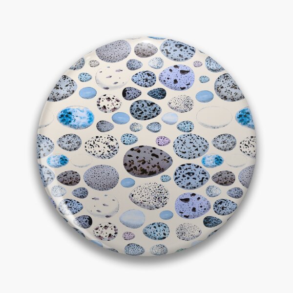 Item preview, Selection Of Vintage Blue Bird Eggs Illustration Design designed and sold by TrulyEpoque.