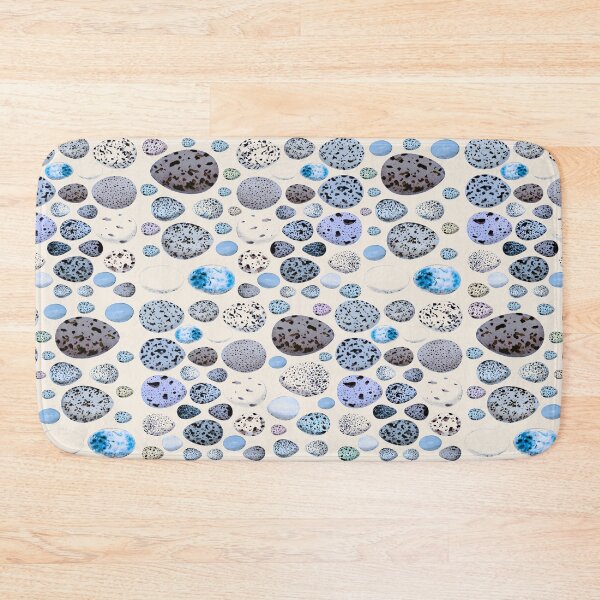 Item preview, Selection Of Vintage Blue Bird Eggs Illustration Design designed and sold by TrulyEpoque.