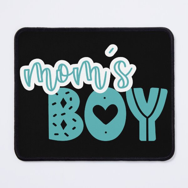 Item preview, moms boy, mama's boy partner shirt with boy mom designed and sold by PicturePatty.