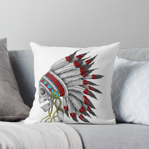 Item preview, Native American skull design  designed and sold by lireg903.