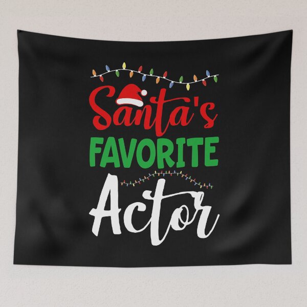 Item preview, Santa's Favorite Actor designed and sold by Bendthetrend.