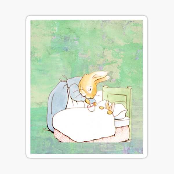 Nursery Characters, Peter Rabbit, Beatrix Potter Sticker for Sale by  SvetlanaArt