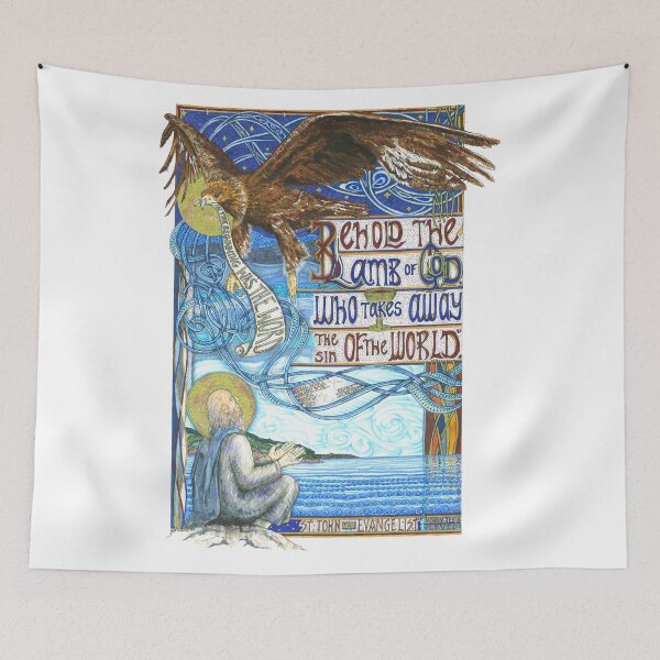 Item preview, St. John the Evangelist designed and sold by Lindisfarne Scriptorium.