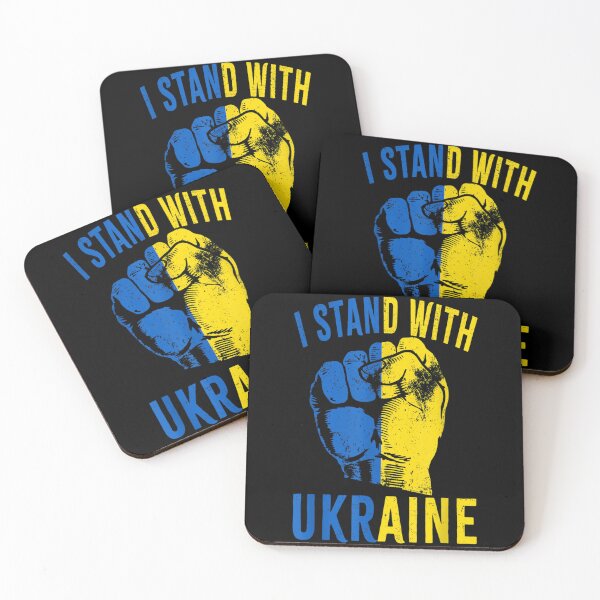 Item preview, I Stand With Ukraine Flag Power Support Ukraine designed and sold by LisaForHim.