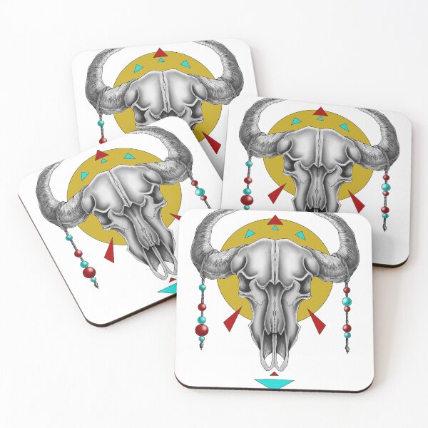 Item preview, Buffalo skull native design  designed and sold by lireg903.