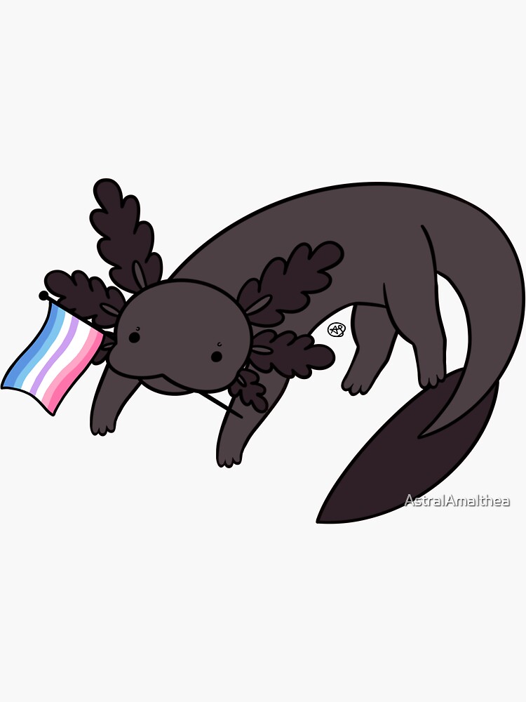 TBH creature / yippee / autism creature bigender pride flag Sticker for  Sale by sebritz