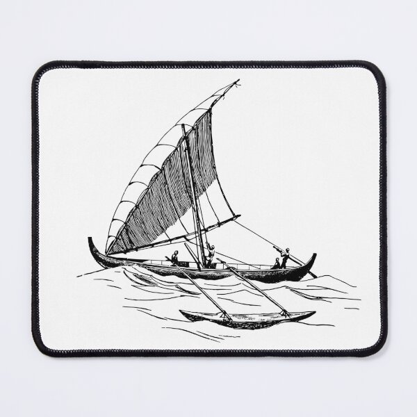 Item preview, Black Line Boat designed and sold by inStoredecor.