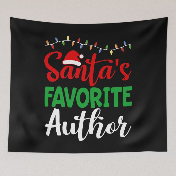Item preview, Santa's Favorite Author designed and sold by Bendthetrend.