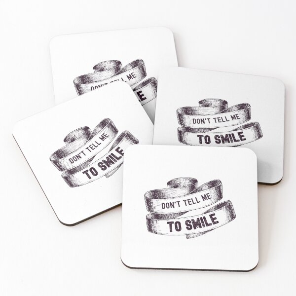 Item preview, Don`t Tell Me To Smile For Men Women Girls designed and sold by JooArtPrints  ★★★★★.