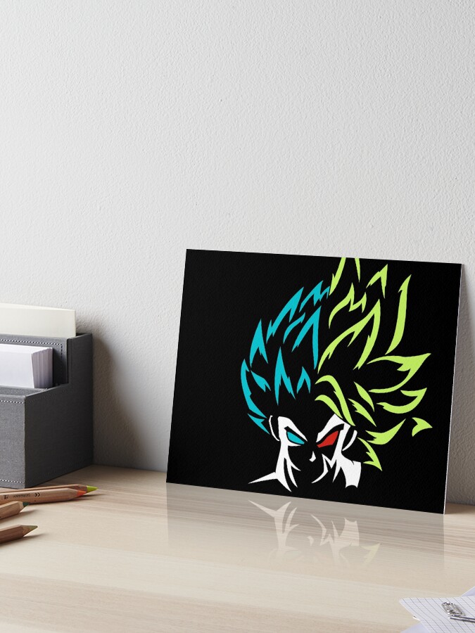 Gogeta Blue vs Broly Art Board Print for Sale by GrisArt