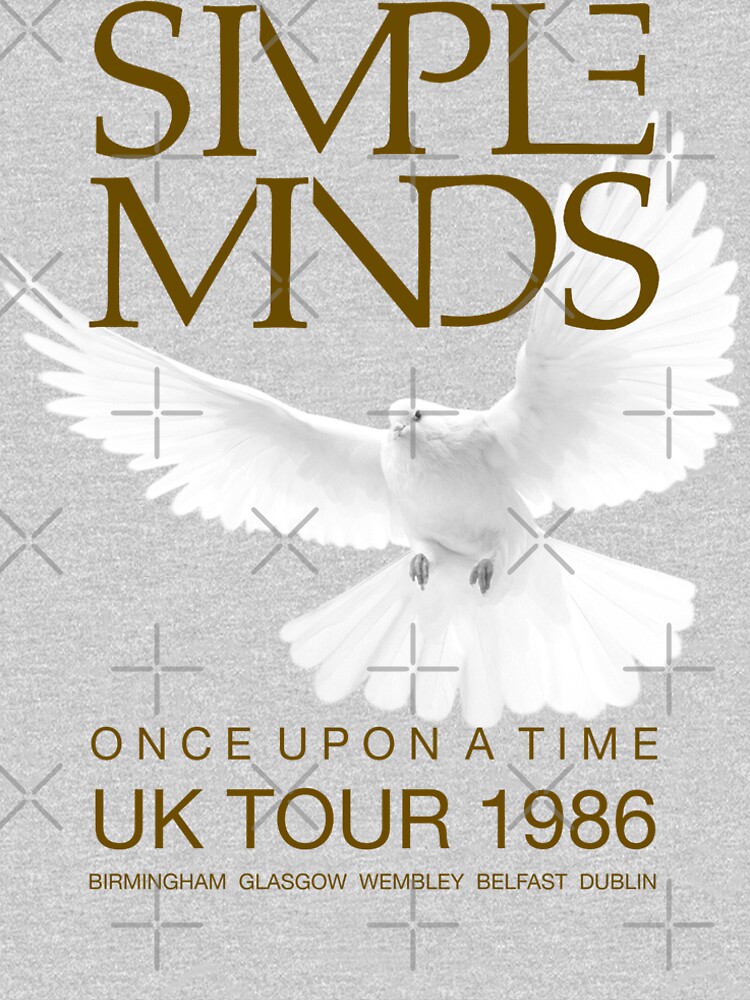 Thumbnail 6 of 6, Premium T-Shirt, Simple Minds - Once Upon A Time UK Tour 1986 designed and sold by Endoviper.