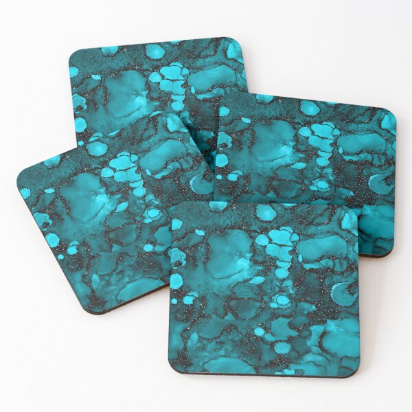 Item preview, Sparkling Ink Blue Black designed and sold by storyboxdesigns.