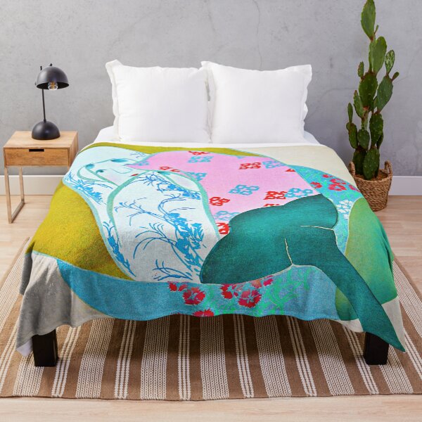 Item preview, Girl in fan from Momoyogusa-Flowers of a Hundred Generations designed and sold by RyanCaudell.