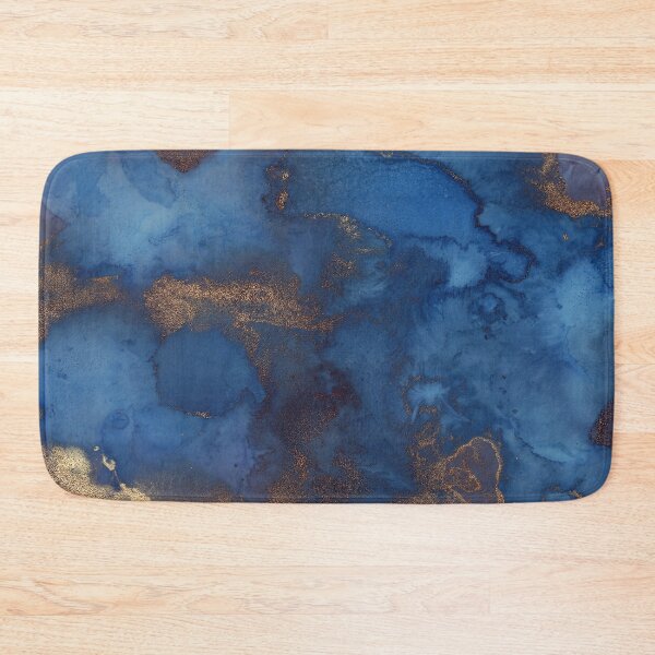 Item preview, Sparkling Ink Blue Gold designed and sold by storyboxdesigns.