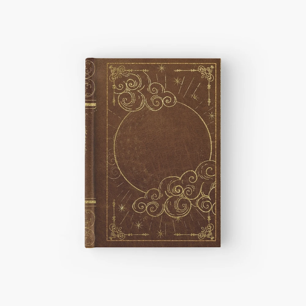 Mystical Dark Moon Vintage Style Grimoire (Leather, Gold) Hardcover  Journal for Sale by ‧͙⁺˚*・༓☾ Moon Saikia ☽༓・*˚⁺‧͙