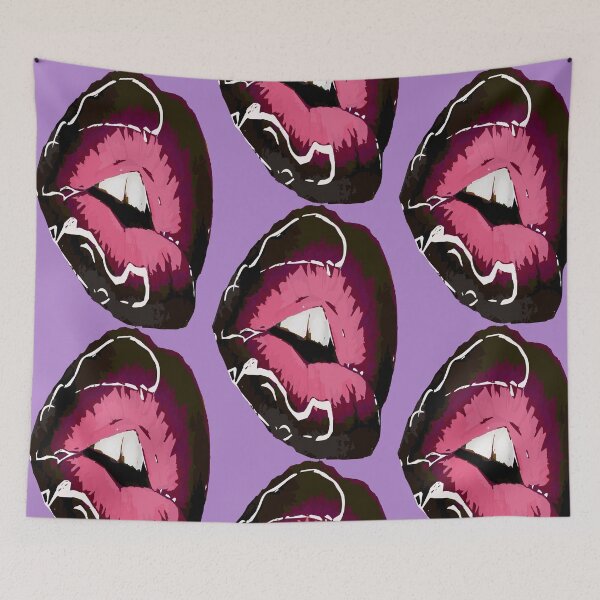 Item preview, black glossy sparkly gothic lips  designed and sold by XXgooddeedXX.