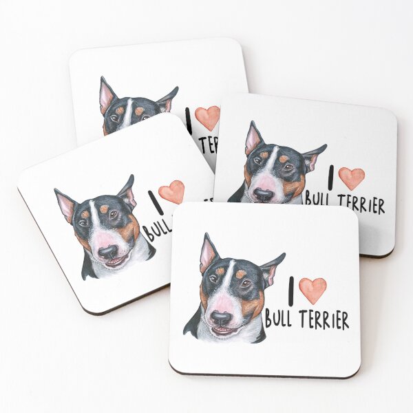 Artikelvorschau, Bullterrier-Hund | Ich liebe Bullterrier entworfen und verkauft von yousseftalat2.