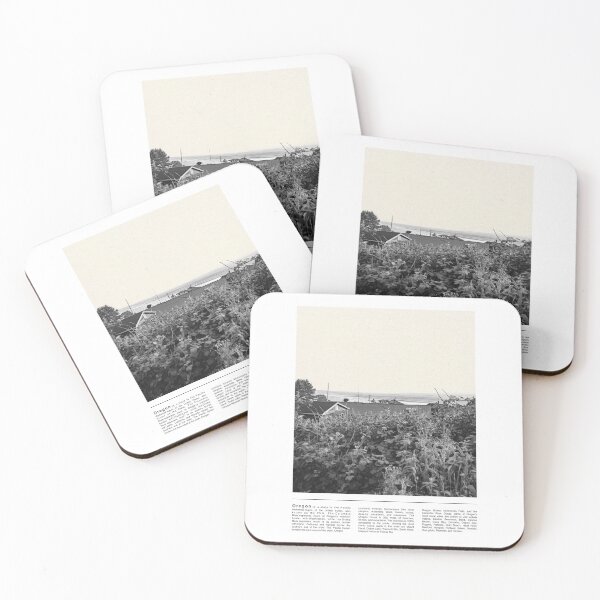 Item preview, Oregon Coast Travel Photography Minimalism-Black and White designed and sold by anthonylonder.