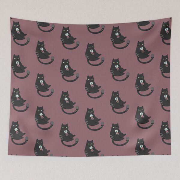 Item preview, Cat Drinking Boba  designed and sold by annexart.