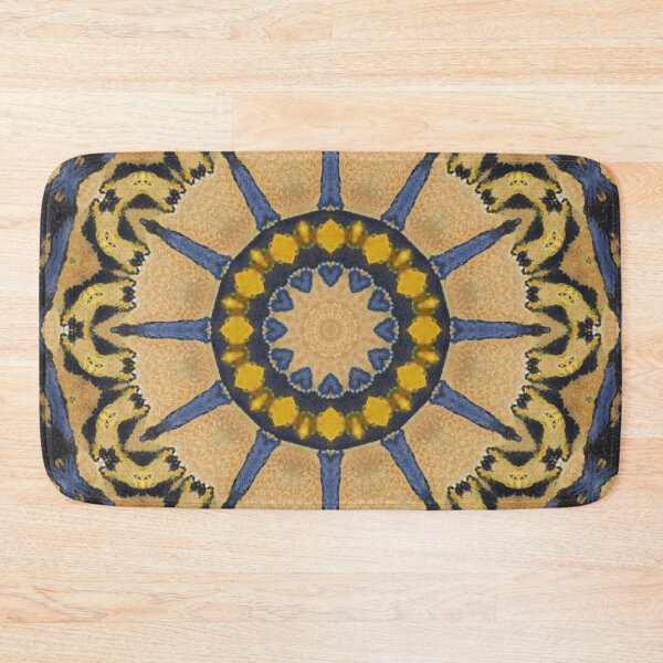 Artikelvorschau, Blaue Korallen-Mandala entworfen und verkauft von DiscoGypsyFish.