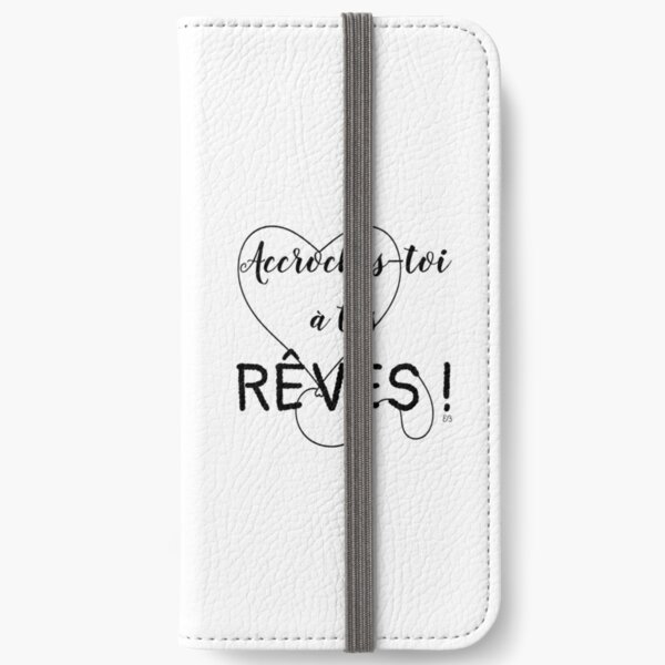 Des mots en partage (24) Étui portefeuille iPhone