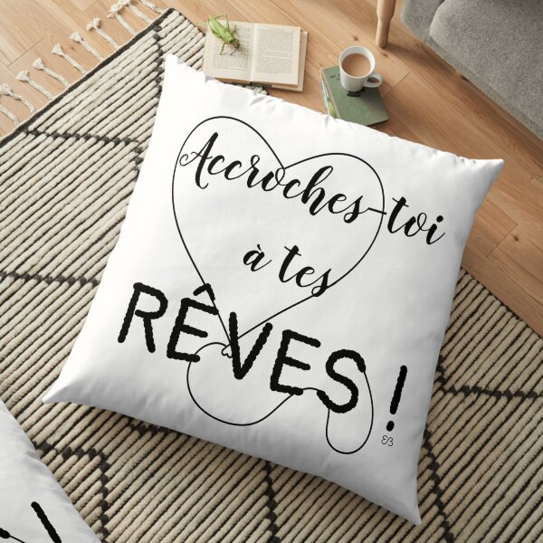 Des mots en partage (24) Coussin de sol