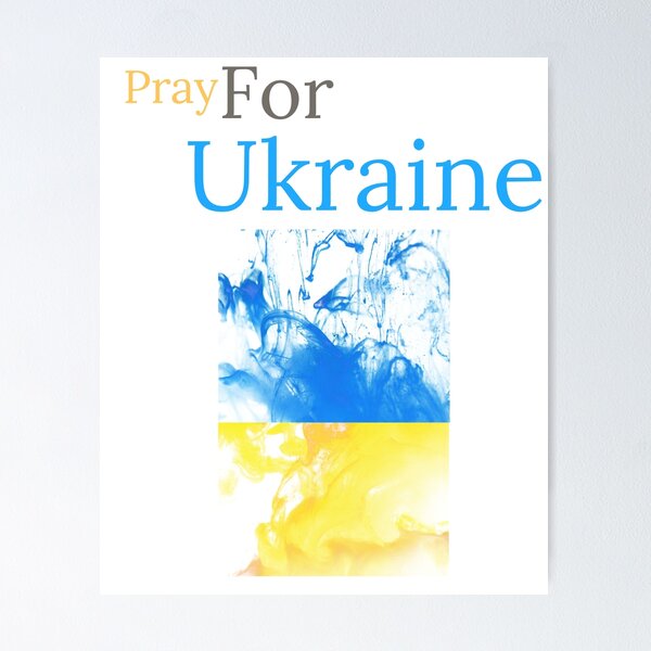 Item preview, I am with Ukraine pray for Ukraine designed and sold by Med-BSSFD.