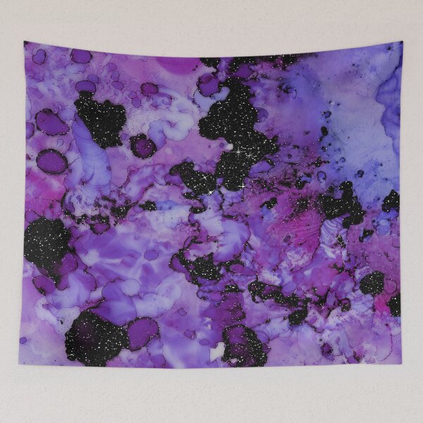 Item preview, Sparkling Ink Purple Black designed and sold by storyboxdesigns.