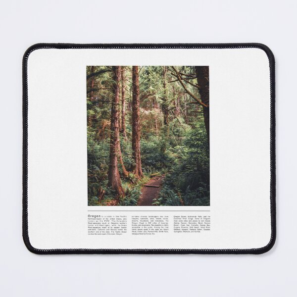 Item preview, Oregon Coast Travel Photography Minimalism-Coastal Forest designed and sold by anthonylonder.