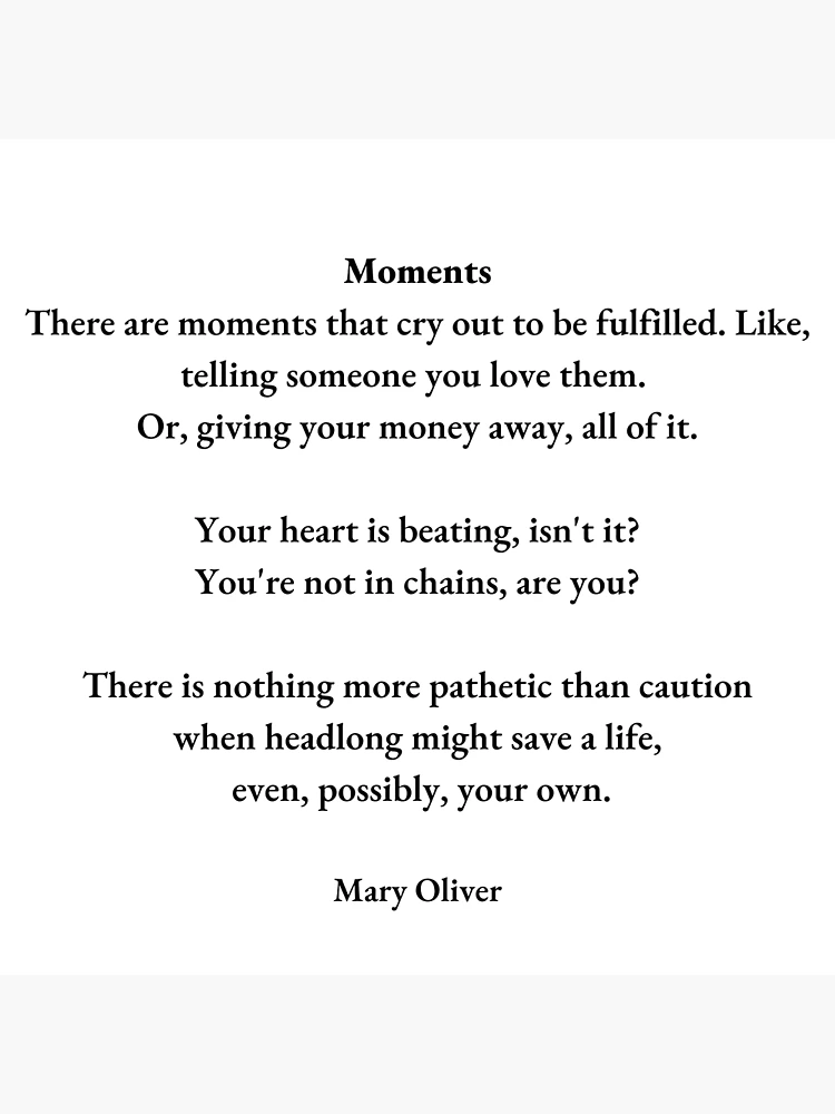 Mary Oliver Helped Us Stay Amazed