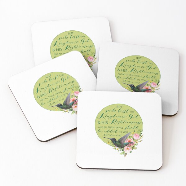 Item preview, Matthew 6:33 Bible Verses designed and sold by garmentoffaith.