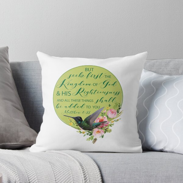 Item preview, Matthew 6:33 Bible Verses designed and sold by garmentoffaith.