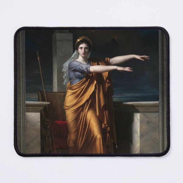 Item preview, Polyhymnia, Muse of Eloquence by Charles Meynier Old Masters Classical Art Portrait Reproduction designed and sold by Xzendor7 Digital Art Creations.