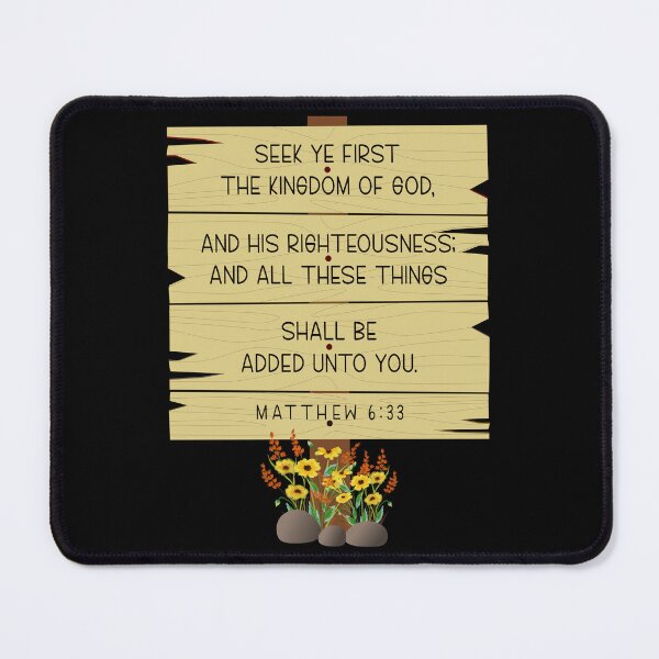 Item preview, Matthew 6:33 Seek Ye First designed and sold by Mariv19.