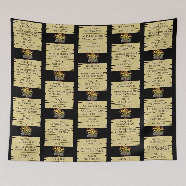Item preview, Matthew 6:33 Seek Ye First designed and sold by Mariv19.