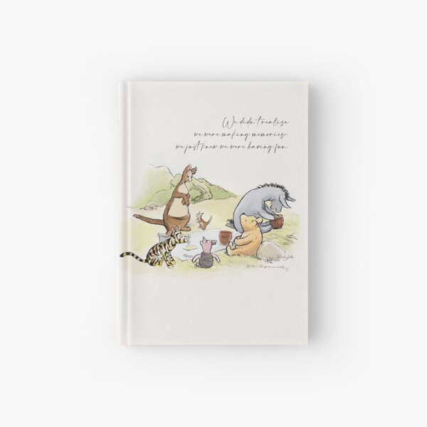 Kanga Roo Winnie The Pooh Piglet Eeyore Tigger Hardcover Journal