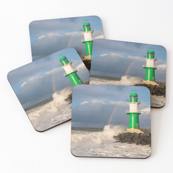 Item preview, Storm in the seaside resort of Warnemünde on the Baltic Sea designed and sold by dieterich.
