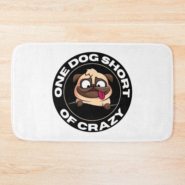 Item preview, One Dog Short Of Crazy | Funny Dog Lover  designed and sold by RGRamsey.