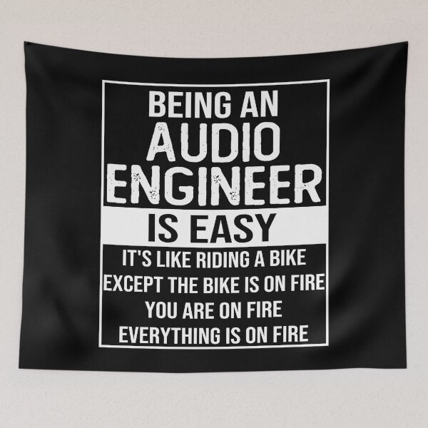 Item preview, Funny audio engineer saying: being an audio engineer is easy audio engineer gifts designed and sold by alaechamlal.