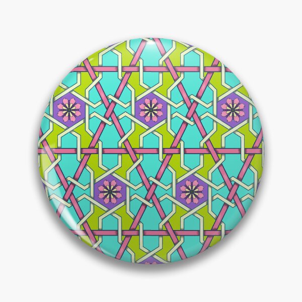 Item preview, Seamless Patterns, Vintage Floral Pattern Green Purple Pink designed and sold by RisaArt22.