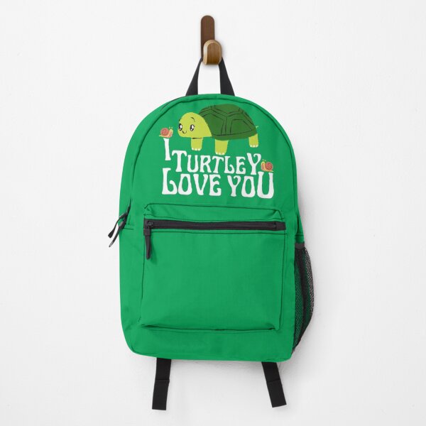 Item preview, I Turtley Love You Cute Funny Saying With a Turtle and Snails Colorful designed and sold by WonkaDunkaDunk.