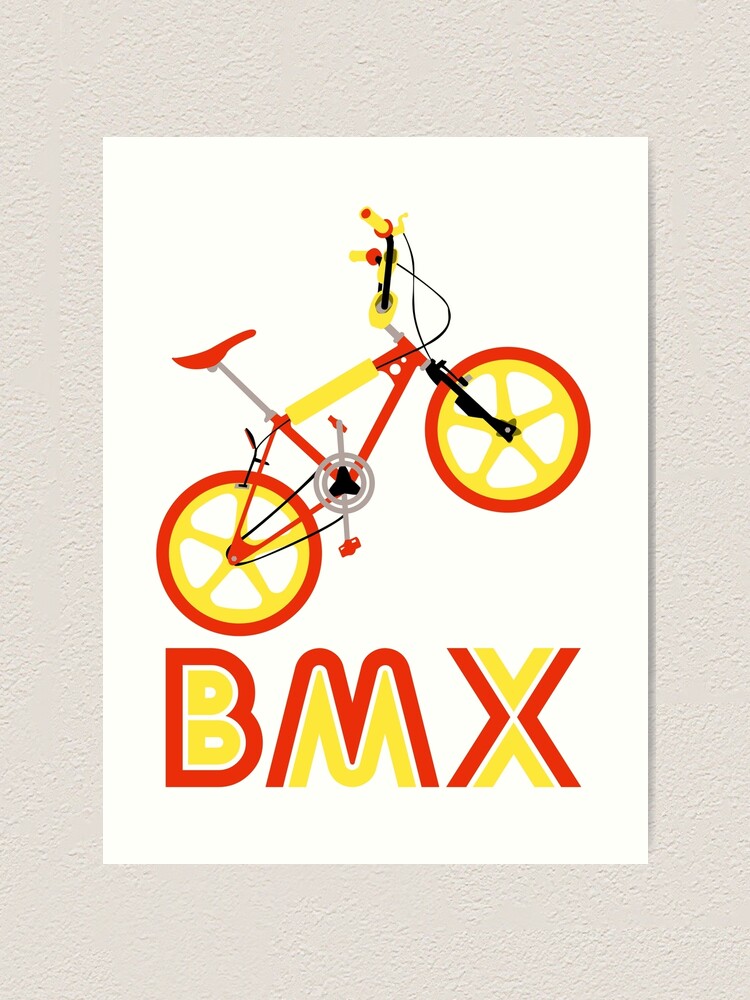 red and yellow bike