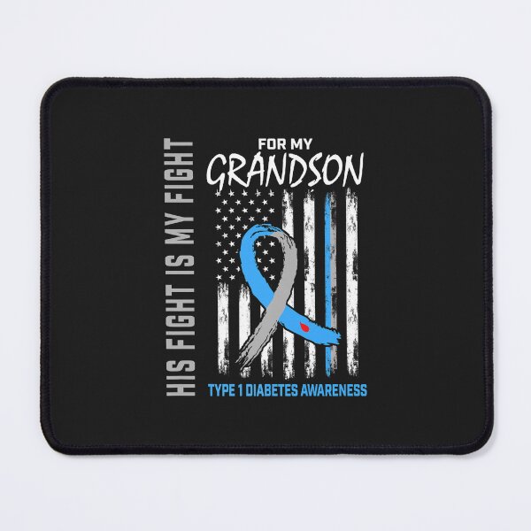 Item preview, Grandson Type One Diabetes Awareness American designed and sold by blackcowgirls.