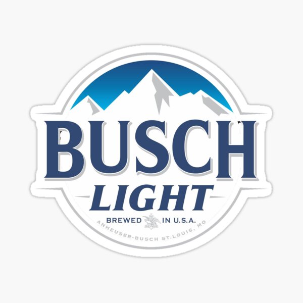 2x Busch Latte Beer Stickers BUSCHHHHHH Bud Budweiser Light IPA brew NO CAN sent 