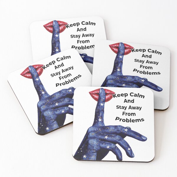 Item preview, Keep Calm And Stay Away From Problems designed and sold by cool-things-br.